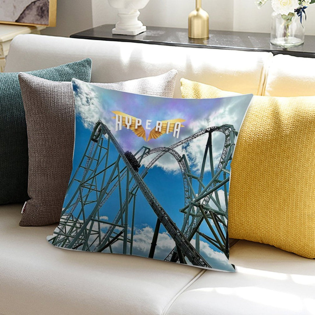 Thorpe Park Hyperia Soft Hidden Zipper Throw Pillow