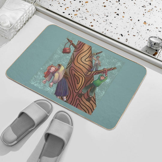 Winter Fun  Fade-Resistant Bath Mat