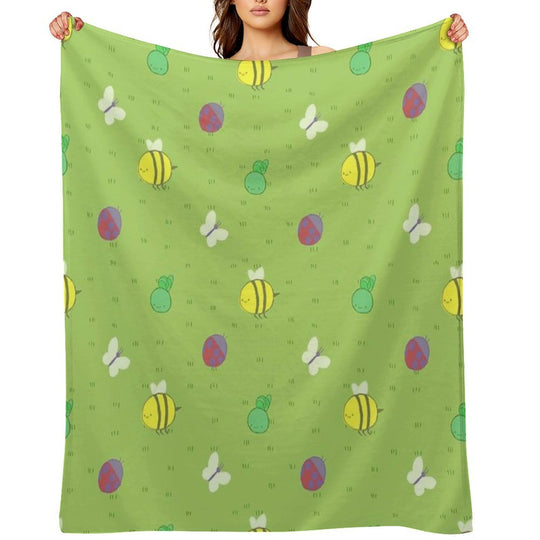 Adventure Time™ End Credits Pattern Easy Care Throw Blanket