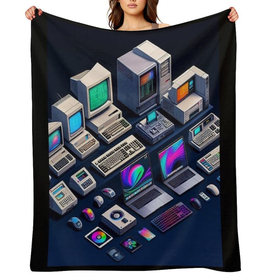 Computers #3 Comfort Throw Blanket