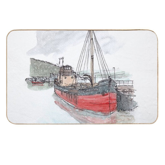 The Vital Spark - Inveraray  Odorless Bath Mat