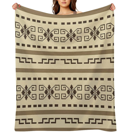The Dude's Cardigan Pattern - The Big Lebowski Machine-washable Throw Blanket