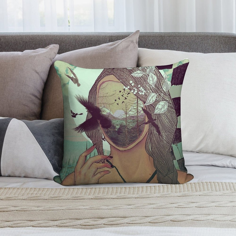 MOOD Soft Fade-Resistant Throw Pillow