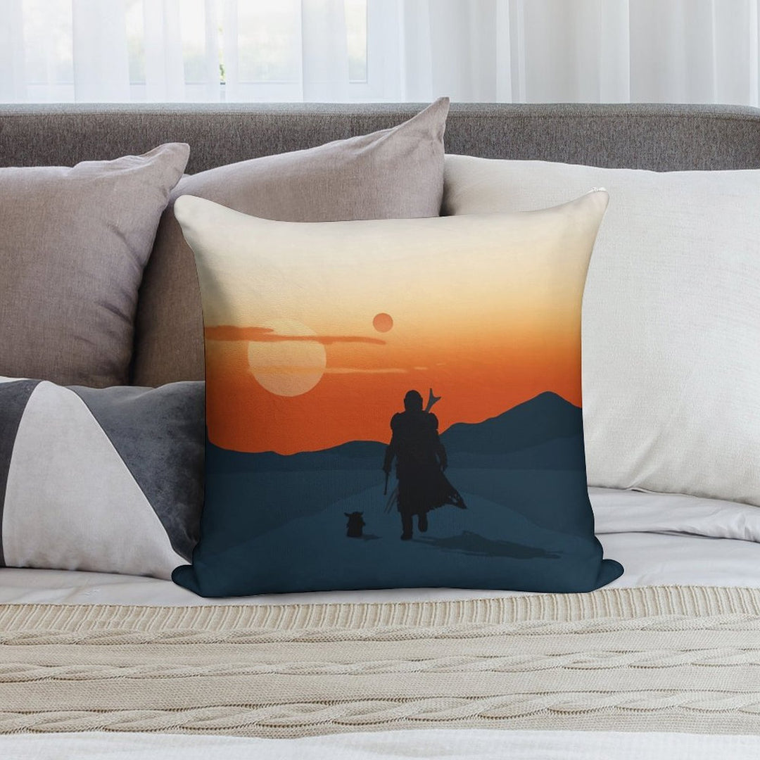 This Is The Way Soft Reinforced Edging Throw Pillow