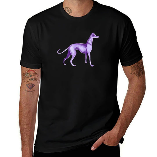 That One Purple Dog Shirt (Wordless)  Stretchy T-Shirt