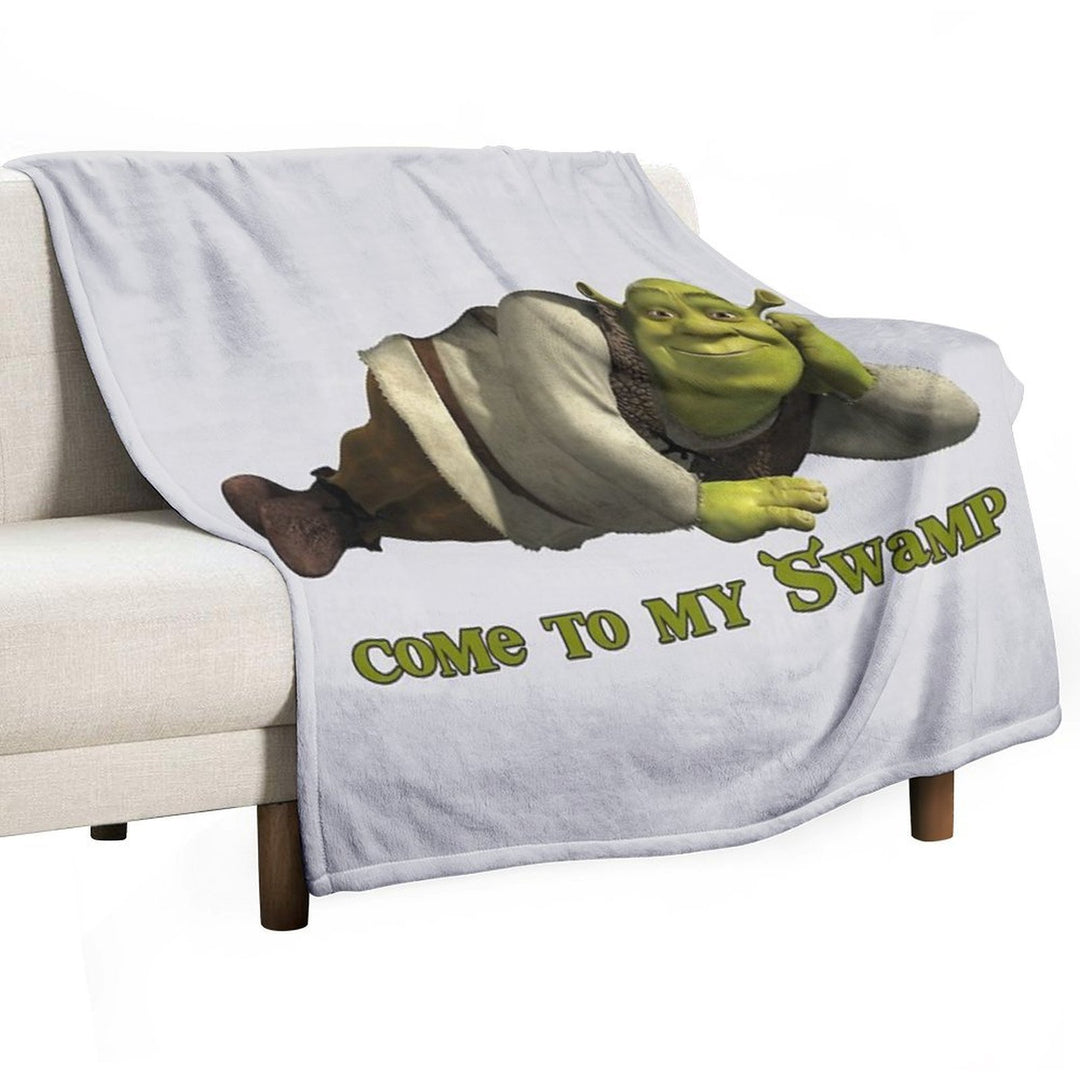 Come to My Swamp - Shrek Premium Throw Blanket