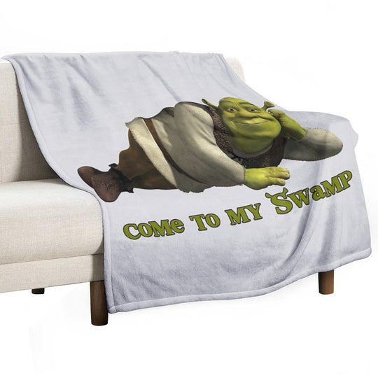 Come to My Swamp - Shrek Premium Throw Blanket