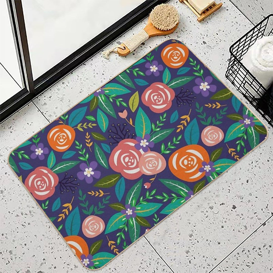 Exotique  Fade-Resistant Bath Mat