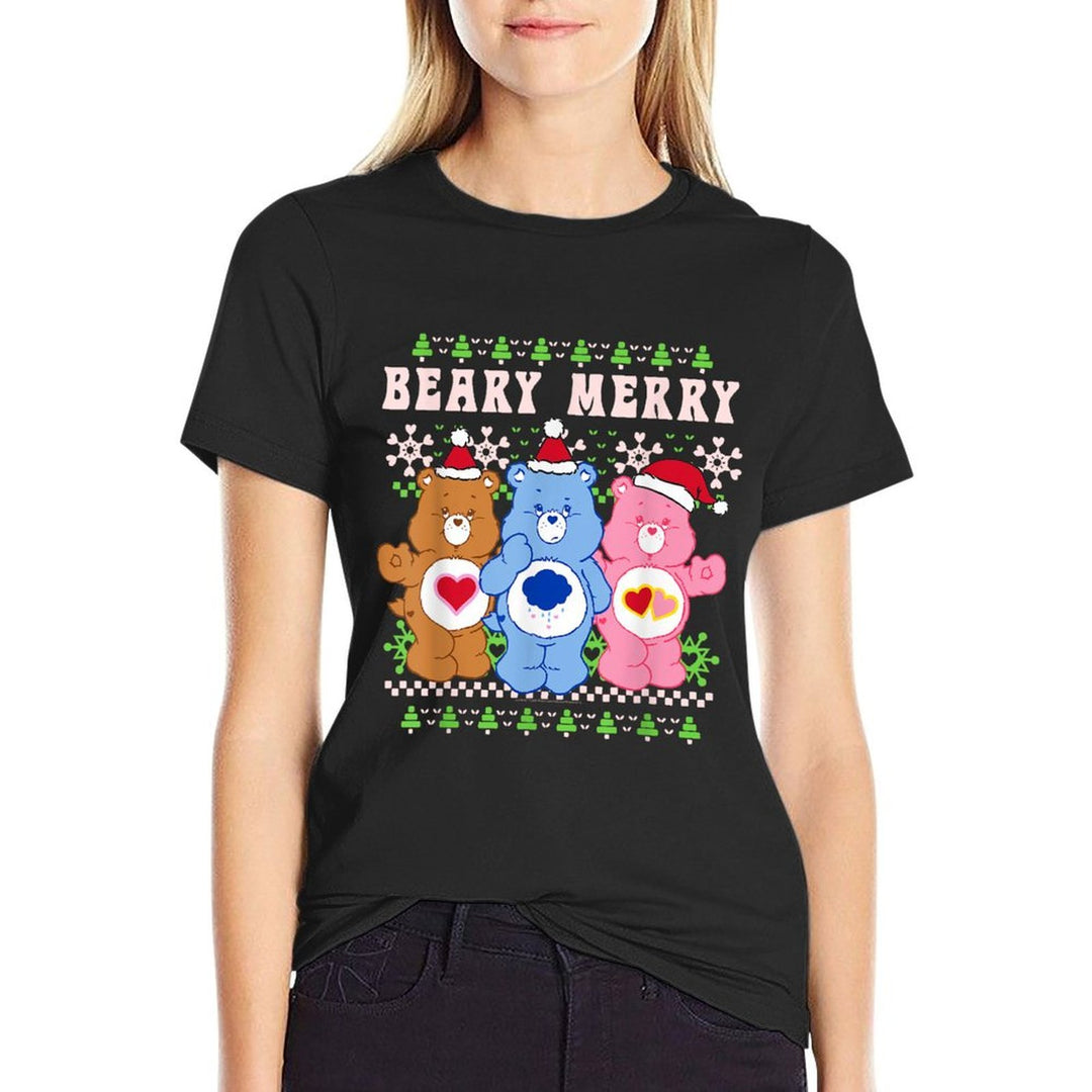 Care Bears Beary Merry Christmas Holiday Design  Soft T-Shirt