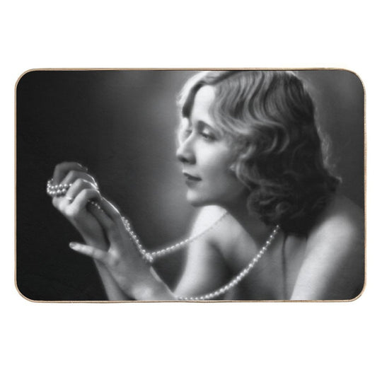 Vivian Vance Portrait  Pet-Safe Bath Mat