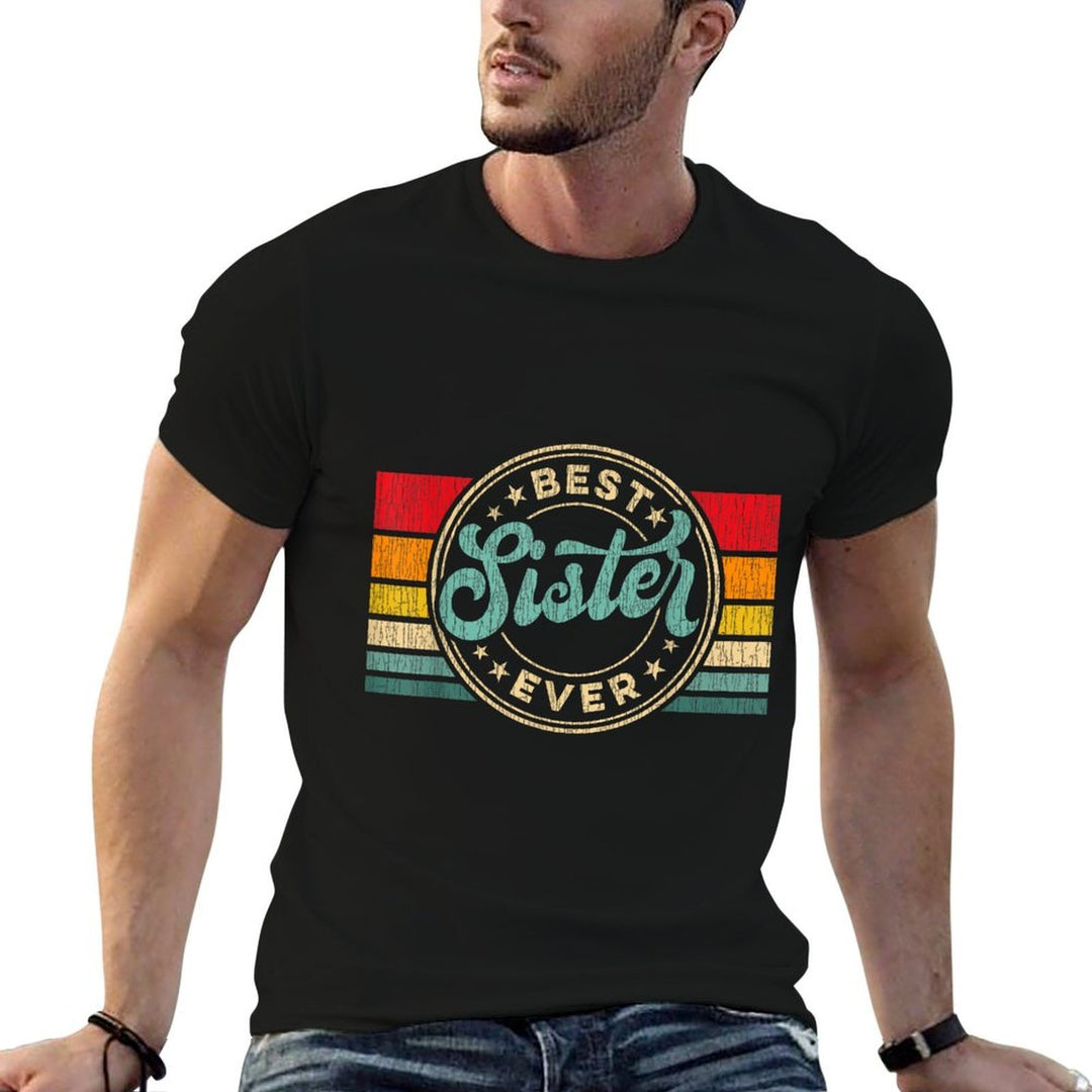 Best Sister Ever Vintage Retro Sister Gift Idea  Vintage-inspired T-Shirt