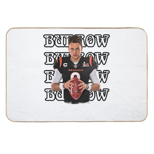 Natural Soccer League Overcome Yourself Joe Burrow Vintage  Slip-Resistant Bath Mat