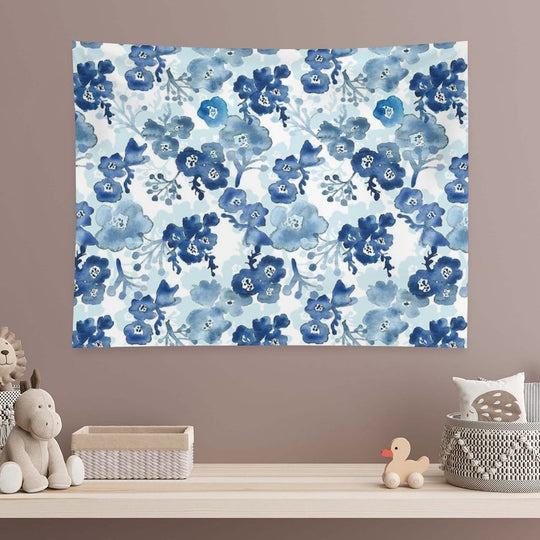 Blooms of Ink Tapestry