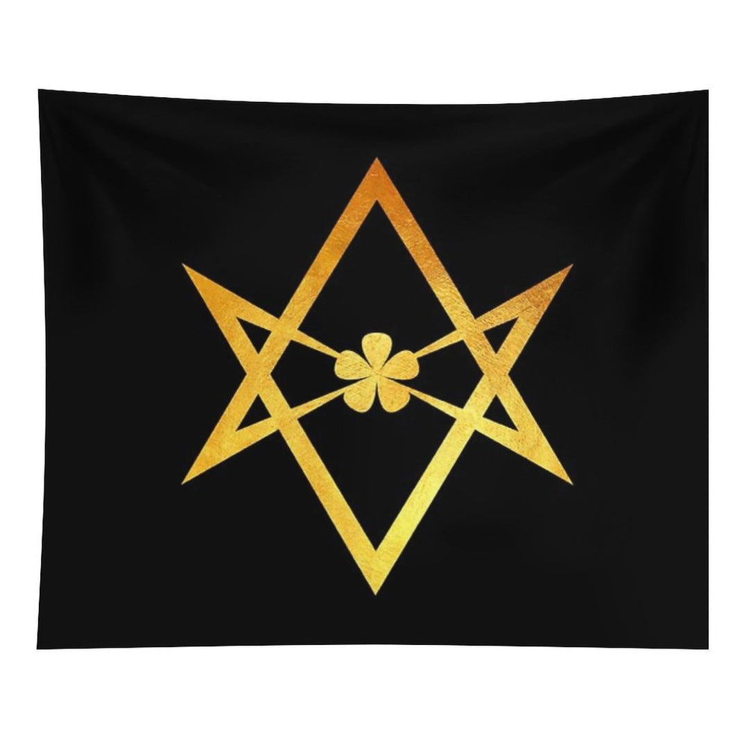 Thelemic Unicursal Hexagram Tapestry