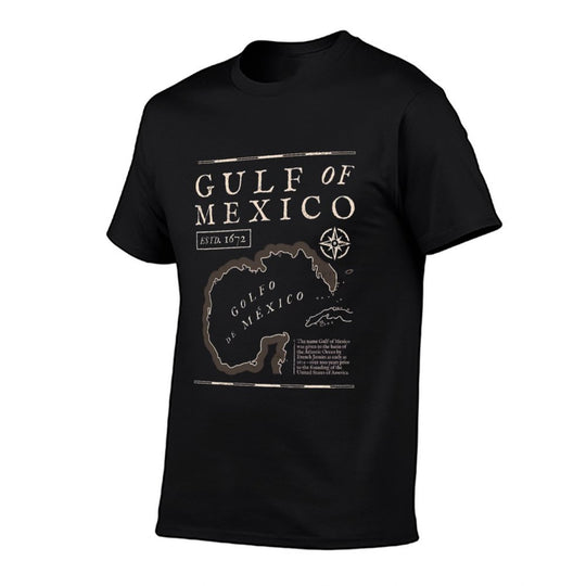 Gulf of Mexico 1672 Historic Map  Heathered Texture T-Shirt