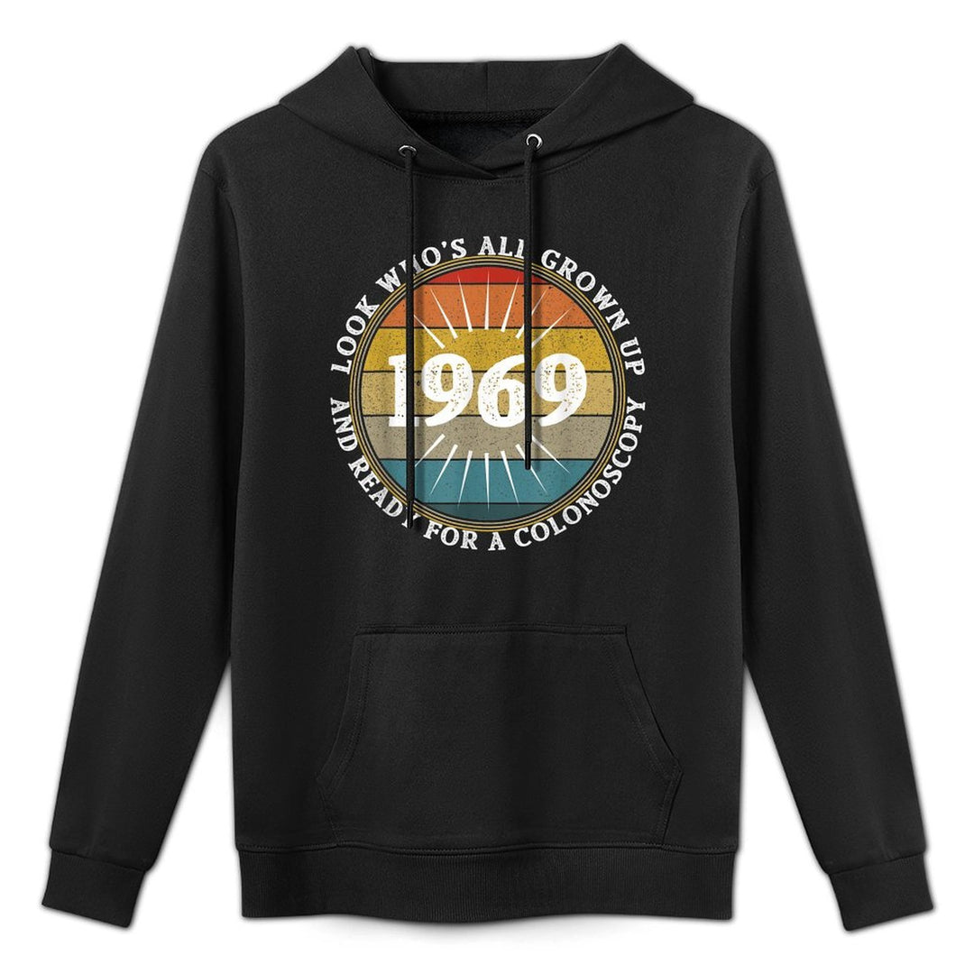 Vintage 1971 Fifty 50th Birthday Gag Joke Father Gift Idea Layering Staple Hoodie
