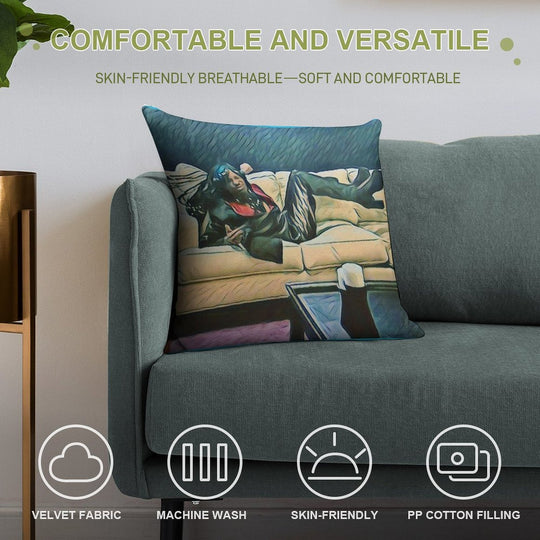 F@K Yo Couch Soft Gift Ready Throw Pillow