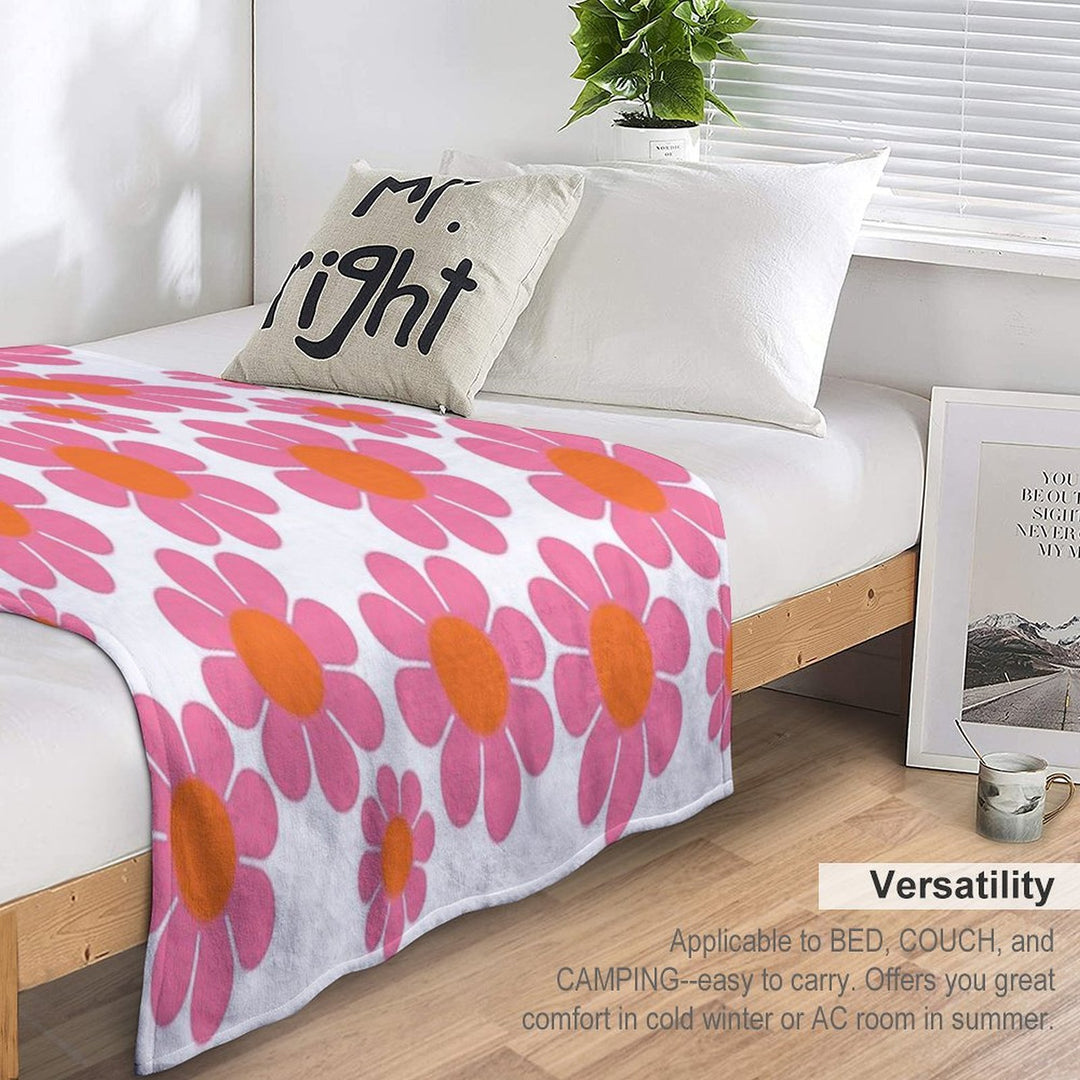 Koryn's Custom Flower Pattern 1 Anti-pilling Throw Blanket