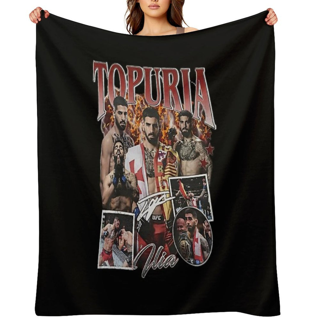 Ilia Topuria El Matador Signature All-season Throw Blanket