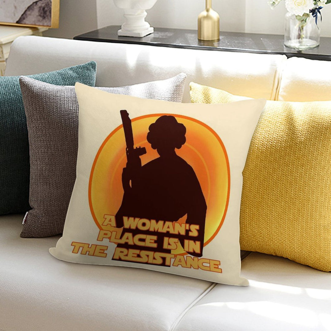 The Resistance Soft Durable Construction Throw Pillow
