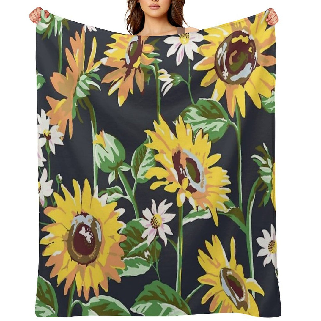 Vera Bradley Sunflower Travel-friendly Throw Blanket
