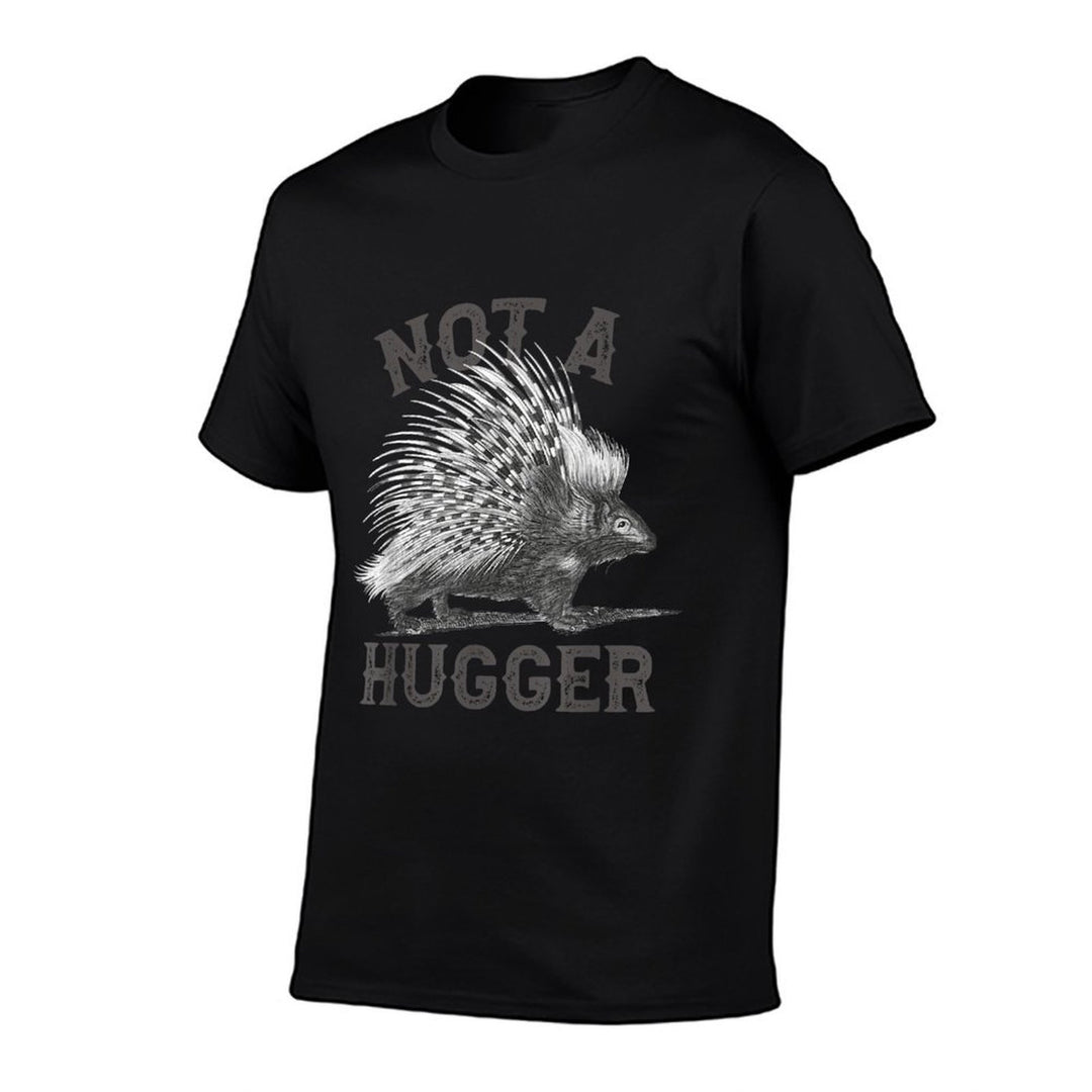 Not A Hugger, Funny Porcupine, Antisocial Joke Vintage Style  Moisture-wicking T-Shirt