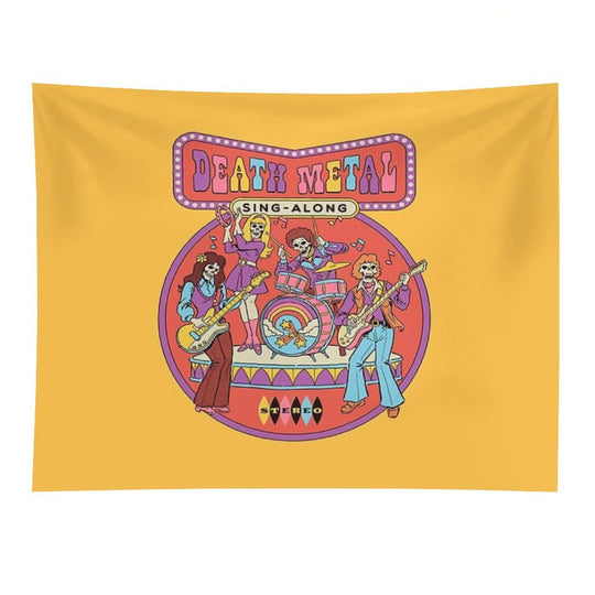Death Metal Sing-Along Tapestry