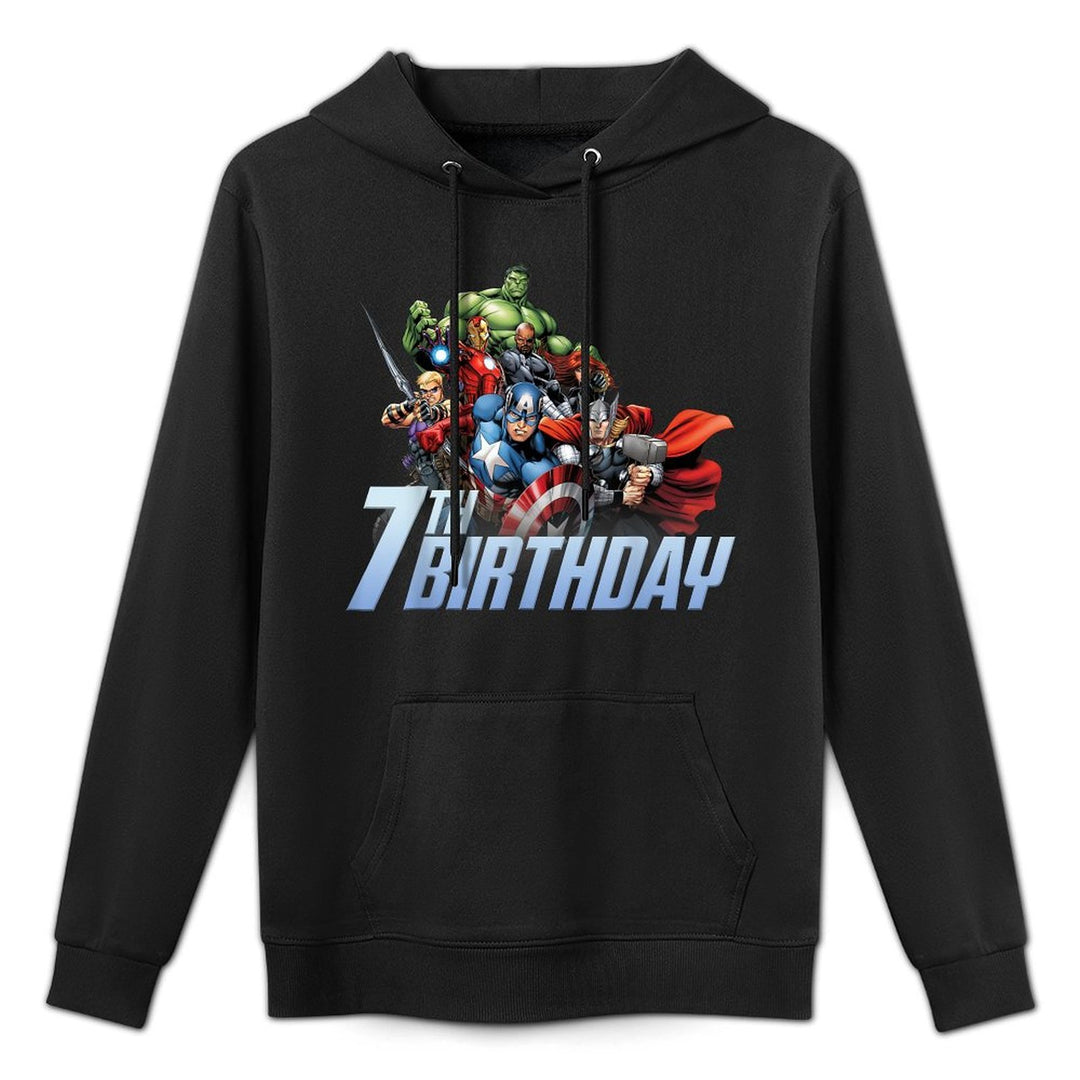 Marvel Avengers Action Shot 7th Birthday Relaxed Fit Hoodie