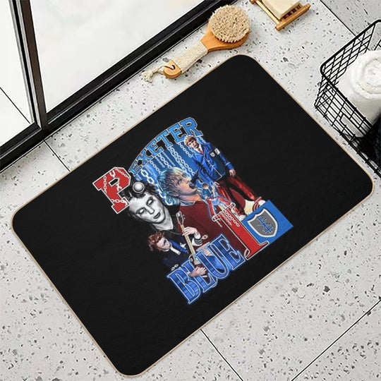 Phillip's Exeters Blues I Vintage  Rapid-Drying Bath Mat