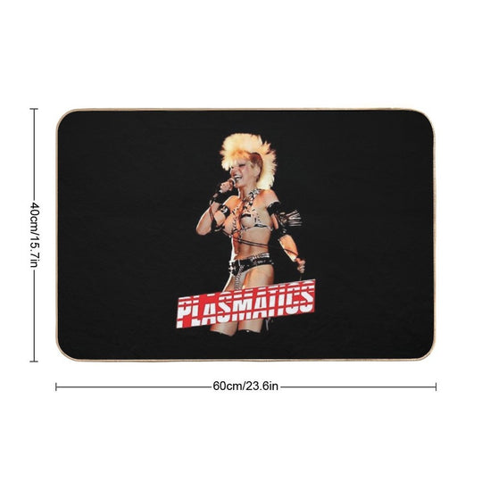 Plasmatics Band Durable Bath Mat