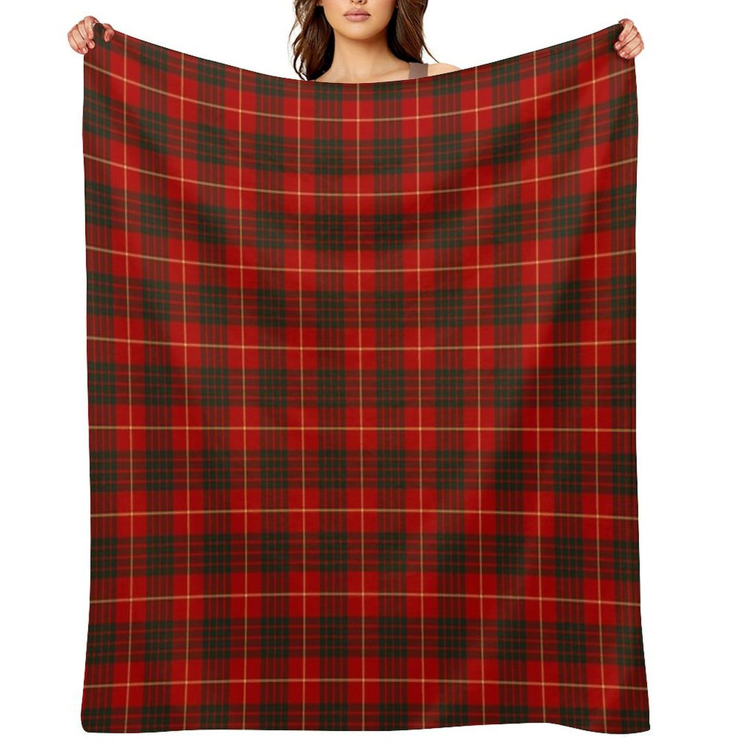 Clan Cameron Tartan All-season Throw Blanket