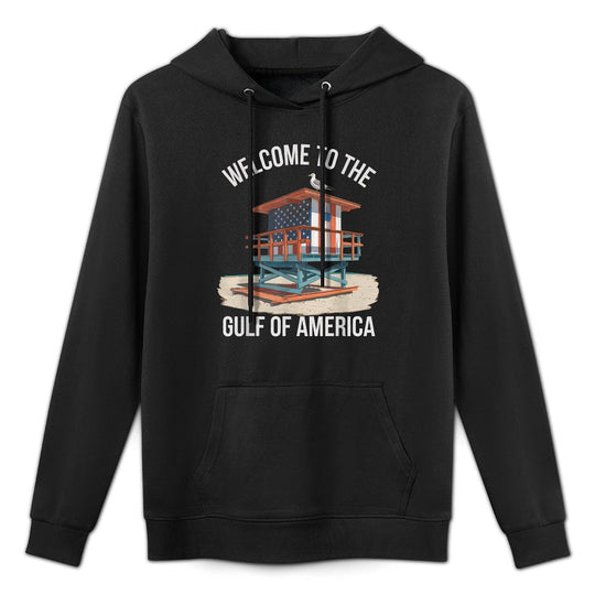 Gulf Of USA America Gift Men Women Flag Beach Breathable Fabric Hoodie