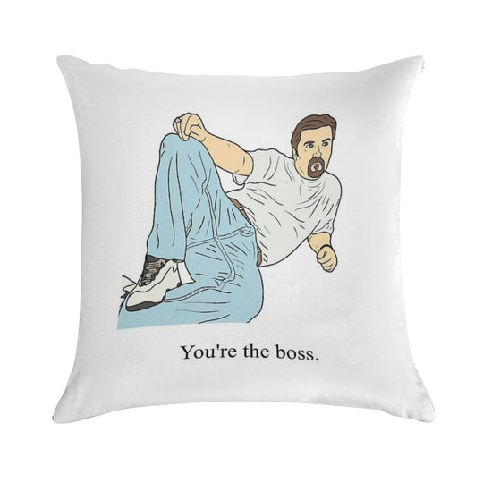 David Brent  You're The Boss Soft Home Decor Throw Pillow