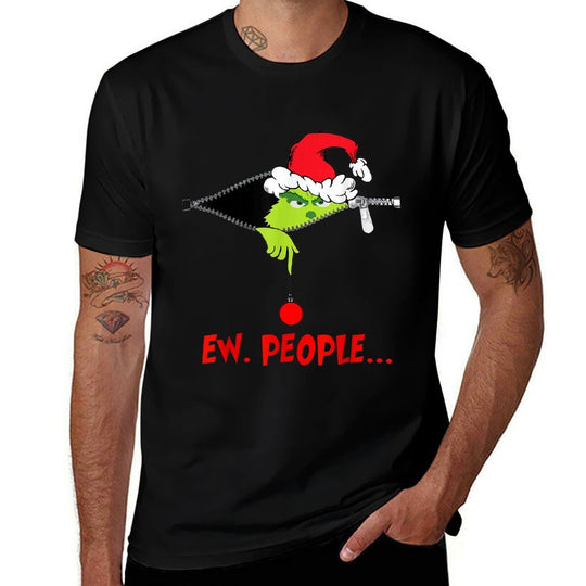 Funny Christmas Ew People Men Women Kid Boys Girls  Lightweight T-Shirt