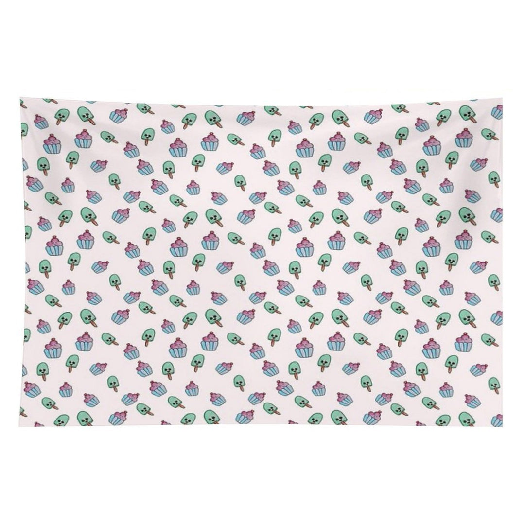 Sweet Smiles – Ice Cream Pattern Tapestry