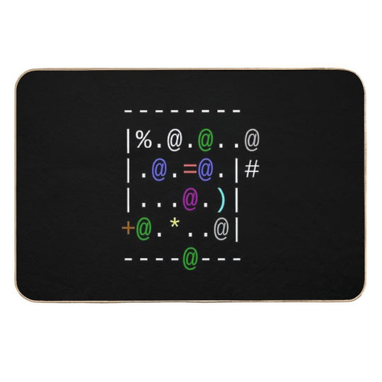 Elven Ambush! ASCII  Toxin-Free Bath Mat