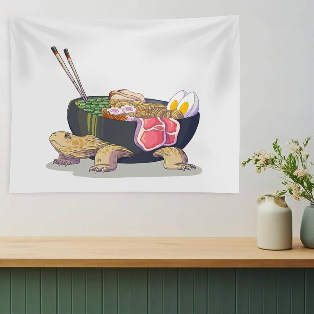 Ramen Tortoise Tapestry