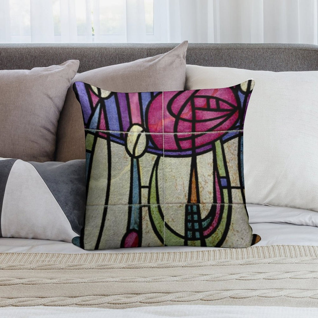CHARLES RENNIE MACKINTOSH Soft Luxury Feel Throw Pillow