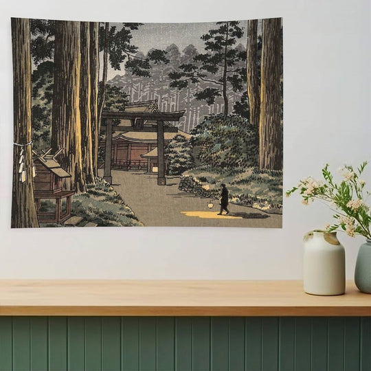 Tsuchiya Koitsu - Futarasan, Nikko, Mountain Temple Tapestry