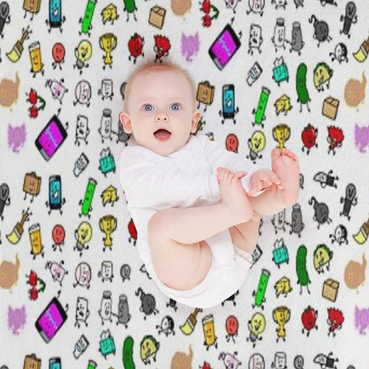 Inanimate Insanity All Characters Travel-friendly Throw Blanket