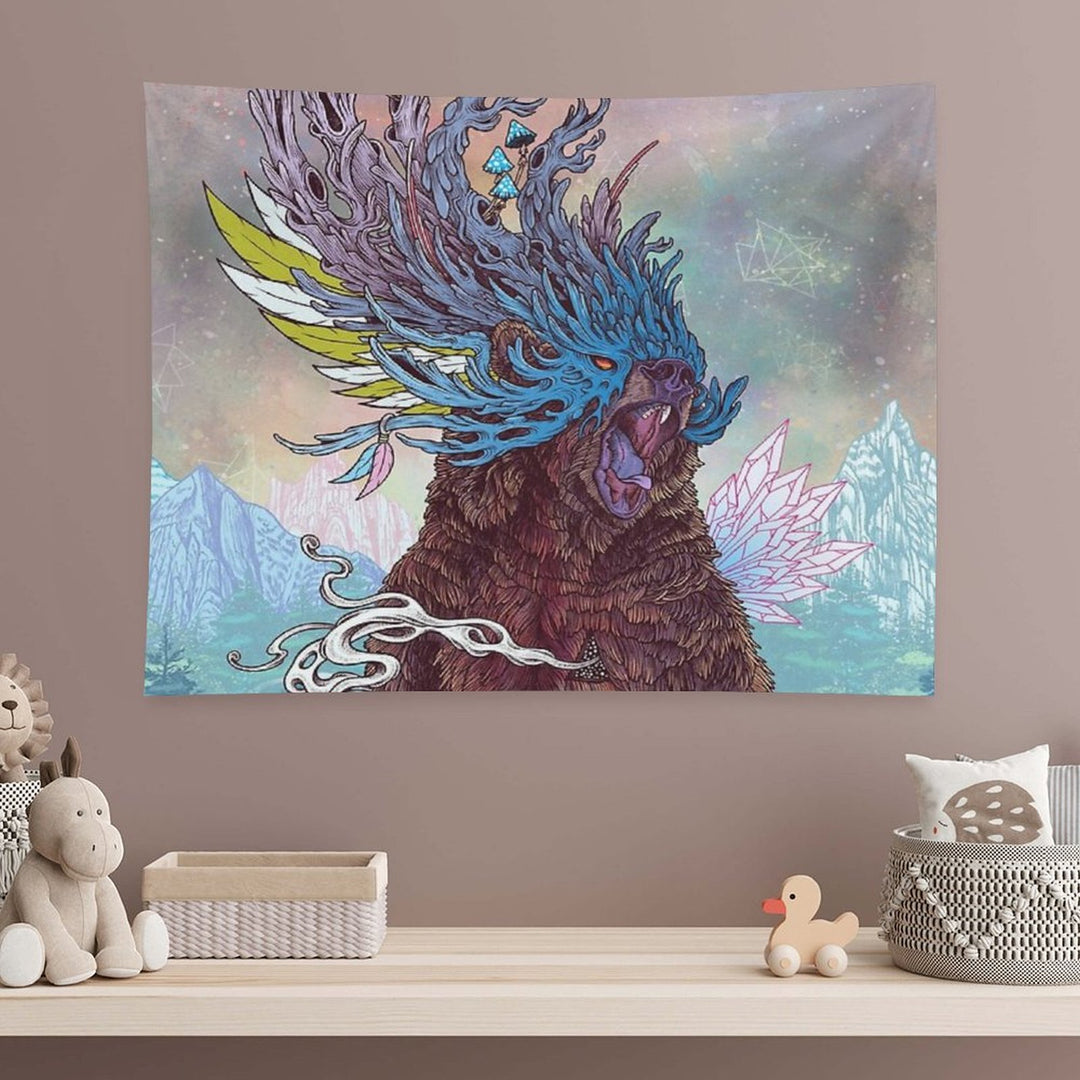 Journeying Spirit (Bear) Tapestry