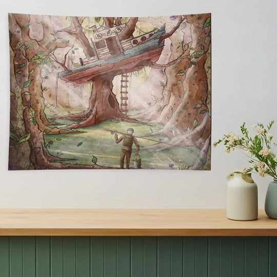 Fisherman of The Forest Tapestry