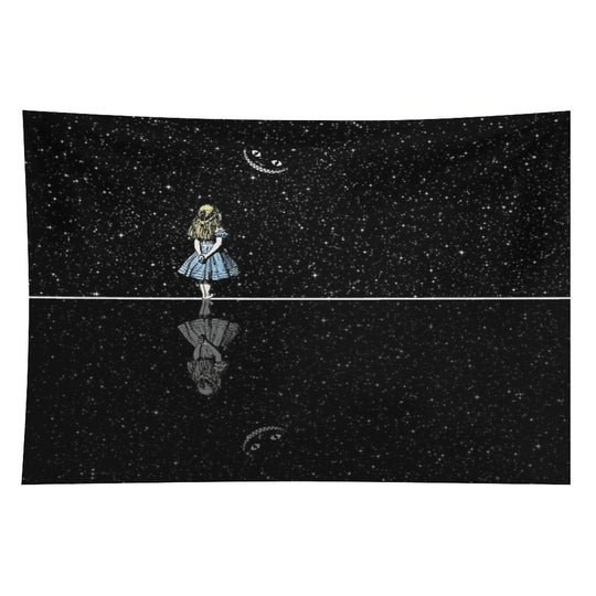 Alice In Wonderland Starry Night Tapestry
