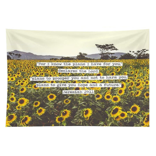Jeremiah Sunflowers Tapestry