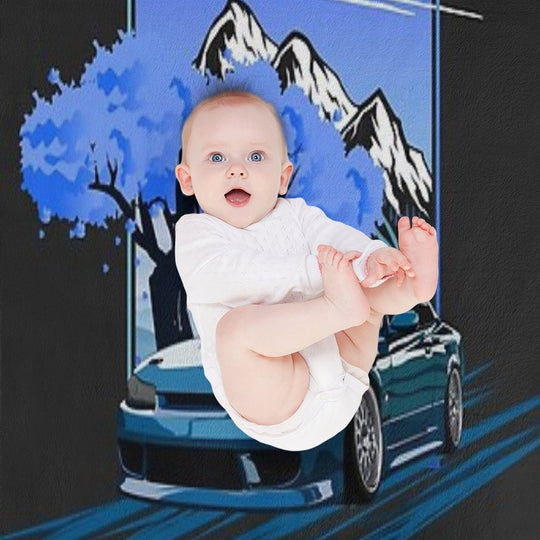 Nissan Silvia S15 Sustainable Throw Blanket