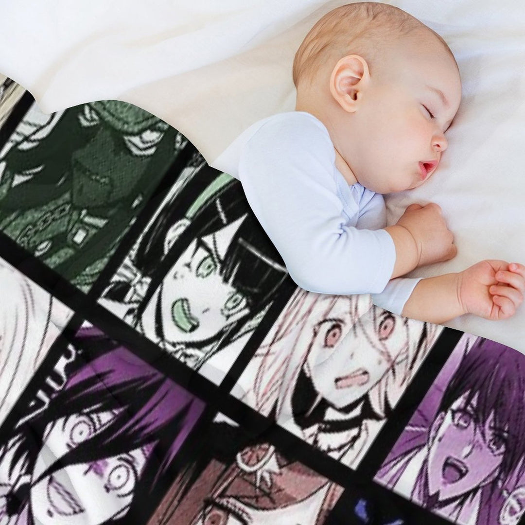 DRV3 Manga Collection (Colored) Plush Throw Blanket
