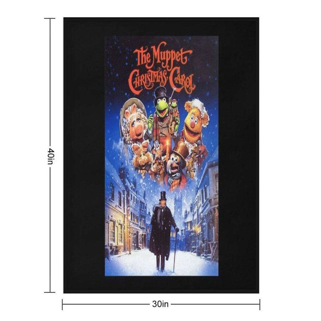 The Muppet Christmas Vitnage Eco-conscious Throw Blanket