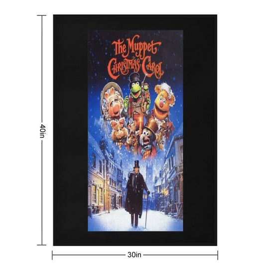 The Muppet Christmas Vitnage Eco-conscious Throw Blanket