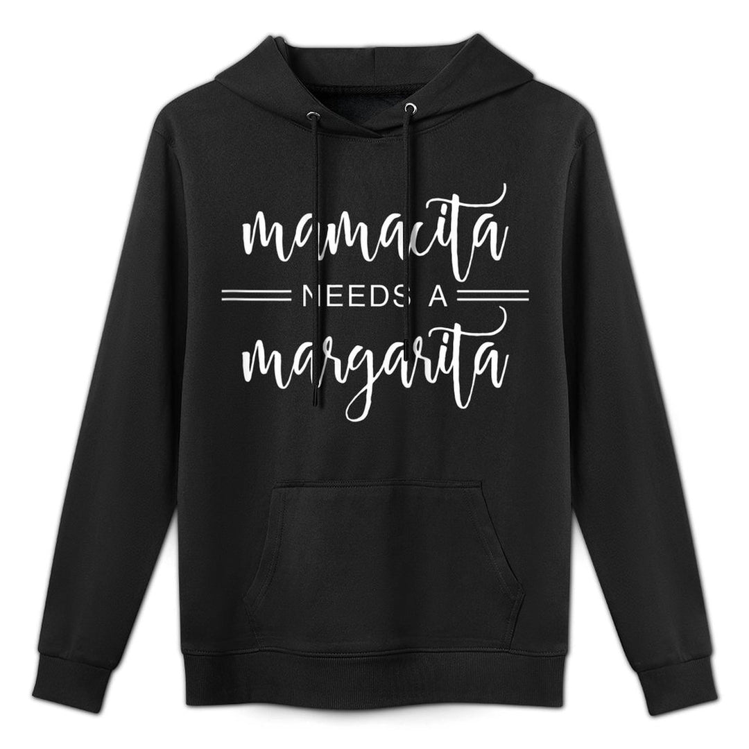 Womens Mamacita Needs A Margarita Breathable Fabric Hoodie