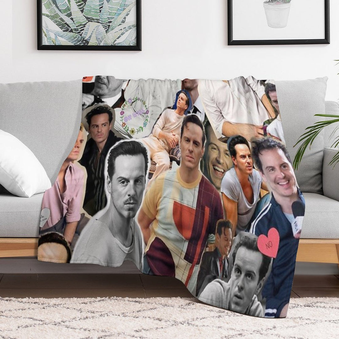 Andrew Scott More Like Andrew Hot Easy Care Throw Blanket